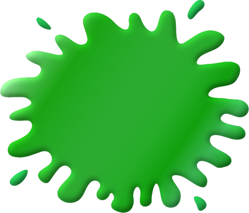 Vector de la imagen verde de splat