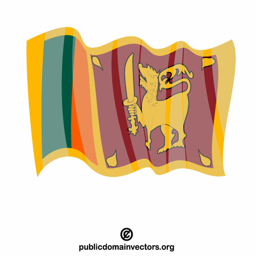 Srí Lanka národní vlajka