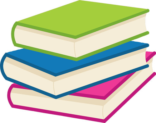 Stapel von Büchern Vektor ClipArt