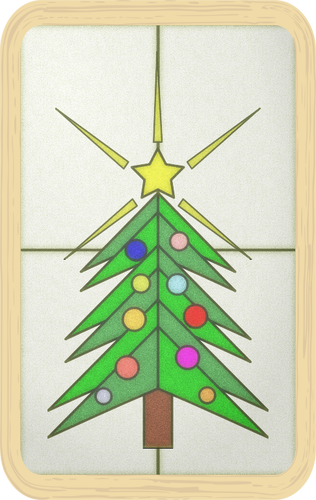 شجرة عيد الميلاد الزجاج