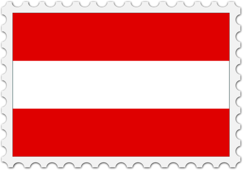 Oostenrijk vlag stempel