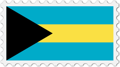 Selo de bandeira Bahamas