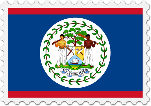 Gambar bendera Belize