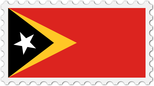 東ティモール国旗スタンプ