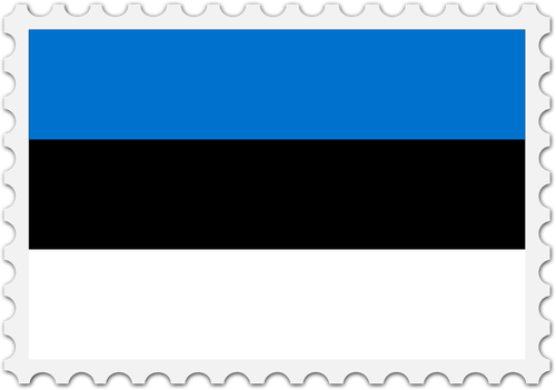 Estonia flaga stempel