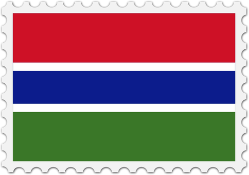 Gambia flagg