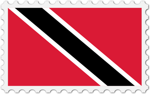 Trinidad a Tobago vlajky razítko