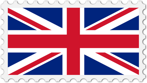 United Kingdom flag stamp