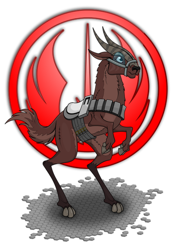 Vector de la imagen del pie del caballo