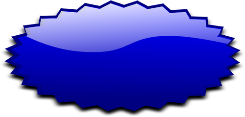ब्लू स्टार वेक्टर क्लिप आर्ट ओवल आकार का