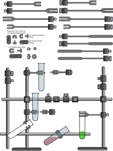 Dukungan laboratorium berdiri