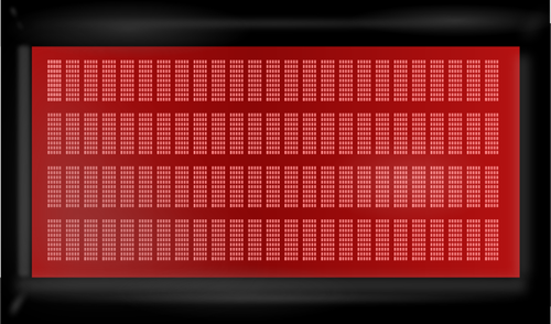 Red LCD skjermen vektorgrafikk utklipp