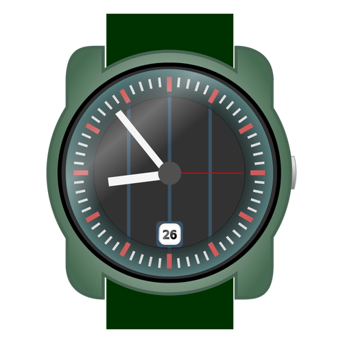 Analoge horloge vector illustraties