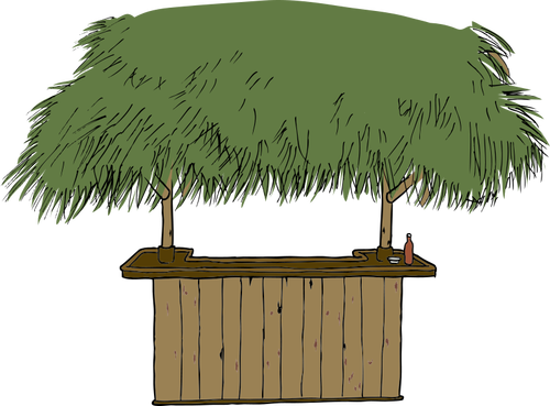 Tiki Bar Vector de la imagen