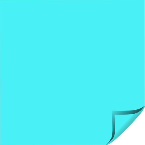 Image vectorielle autocollant carré bleu
