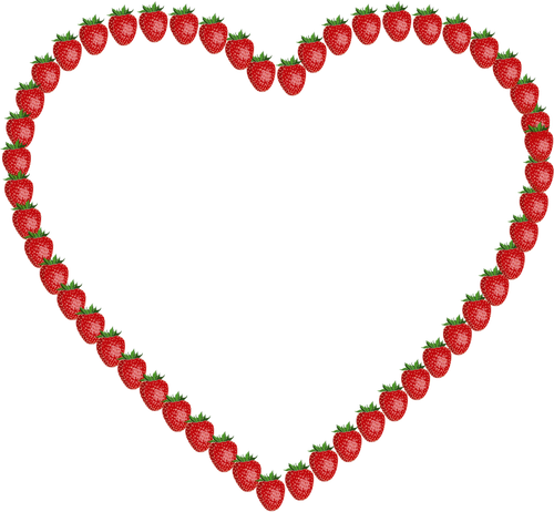 Coração de frutas