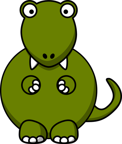 Tegneserie bilde tyrannosaurus rex