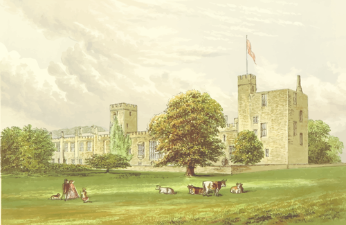 Sudeley Castle vektor ClipArt