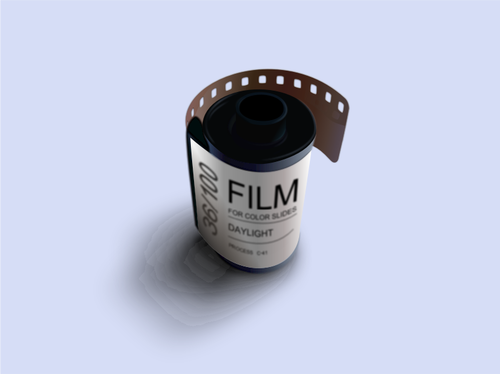 Fotorealista de vector de la imagen de una película