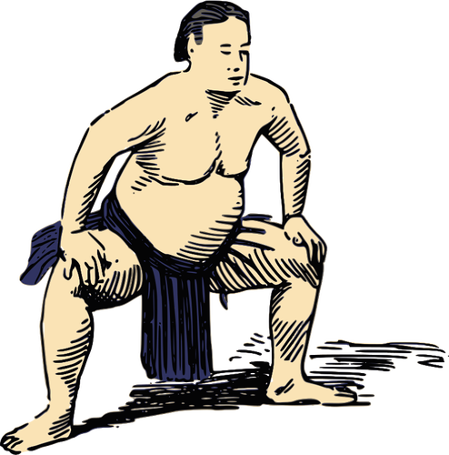 Image de lutteur de sumo