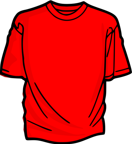 赤の t シャツ
