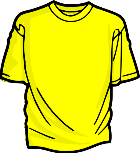 पीले टी शर्ट
