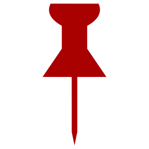Roten Pin-Symbol