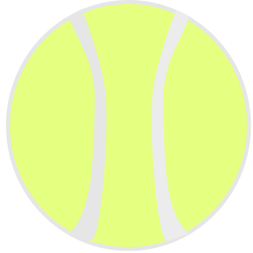Tennis ball clip art graphique