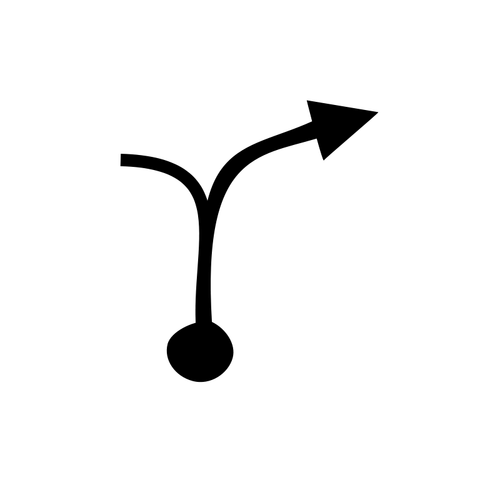 Straße Kreuzung Layout TSD-Vektor-Zeichen