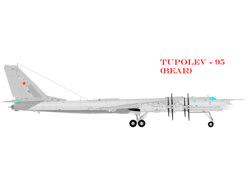 TUPOLEV 95 fly