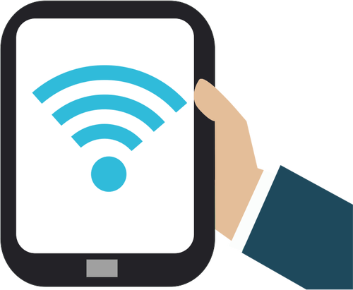 Tablet con connessione wi-fi