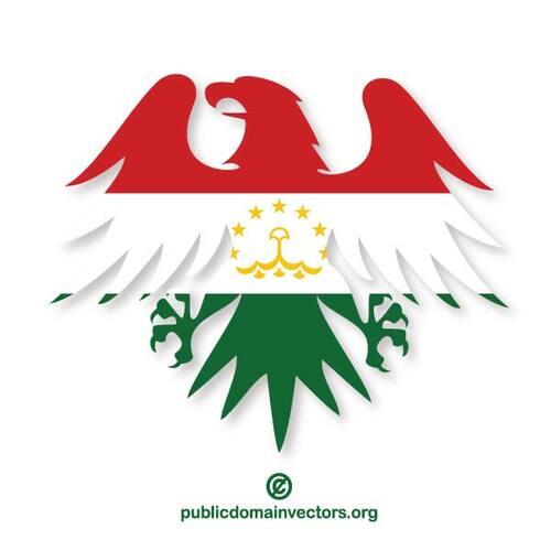 Tadzjikistan vlag embleem