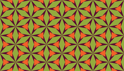 Tessellation på röd bakgrund