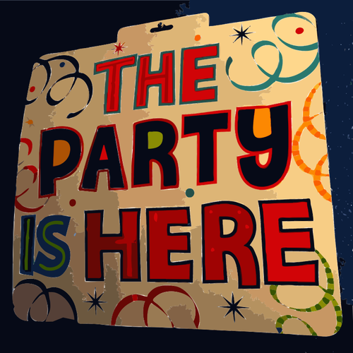 Party plakat