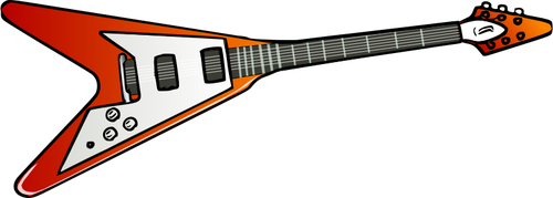 Flying V Gitarre Vektor