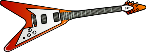 Flying V Gitarre Vektor