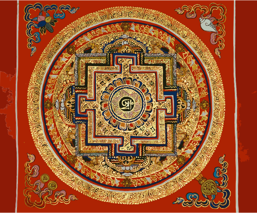 Mandala tibétain