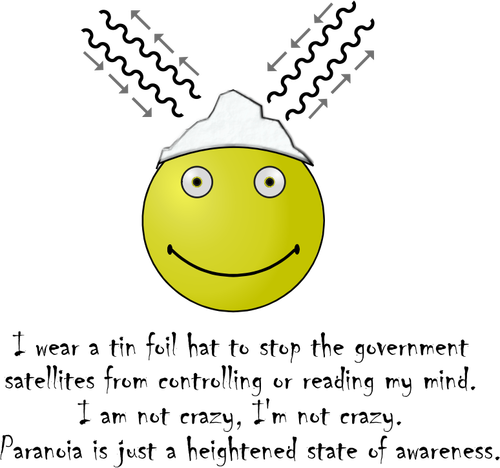 Ilustração em vetor de smiley de piada para o grande irmão está te observando.