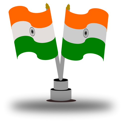 Indian Flag Vector Image