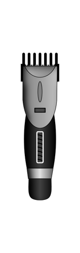 Vector image of grayscale hair clipper