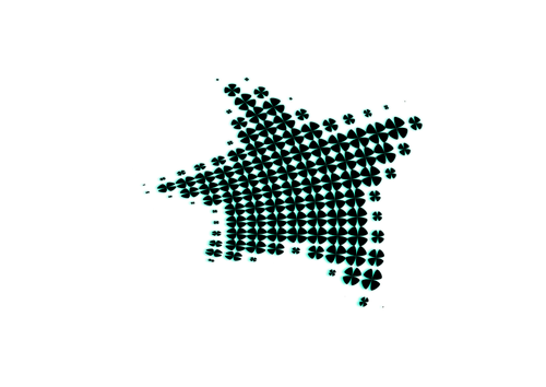 Flekkete star vektor image