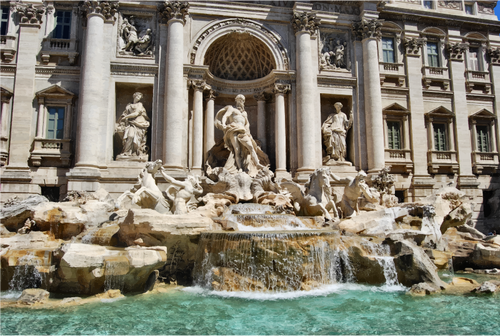 Trevi Fountain vektori ClipArt