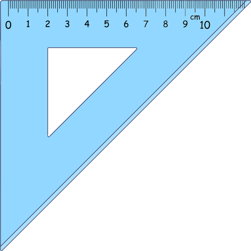 Triangle ruler