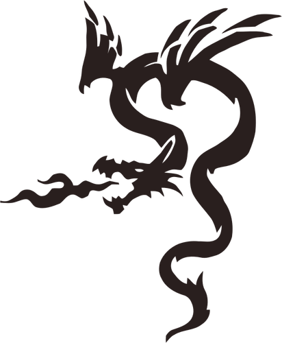 Dragon en vlam