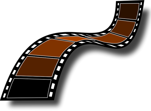 Sepia-Film-Streifen-Vektor-Bild
