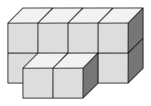 Isometric dice construction