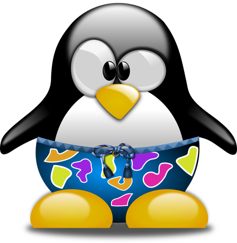 Tux в трусиках