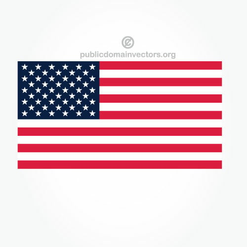 American flag vector