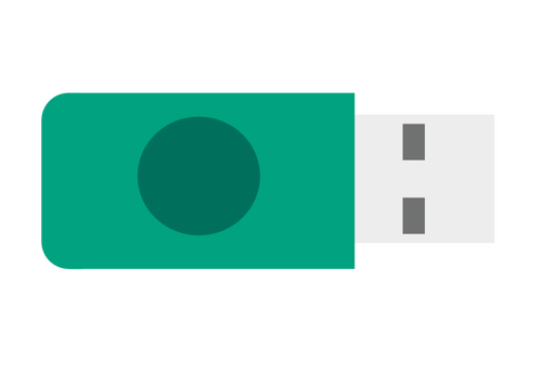 Yeşil USB sopa