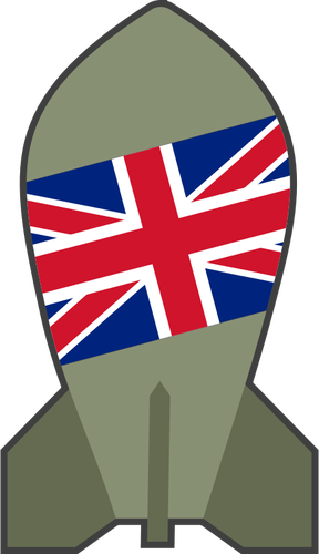 Vektor ClipArt-bilder av hypotetiska brittiska atombomb